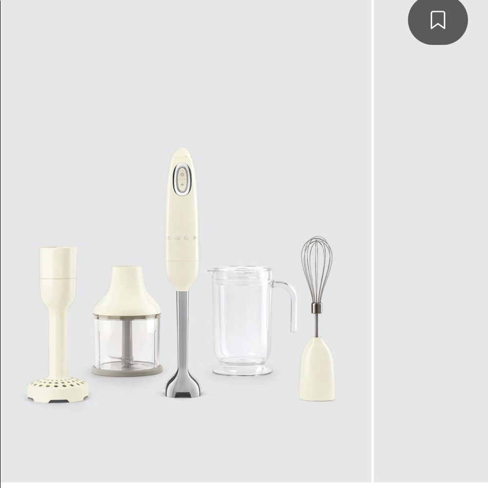 Smeg hand blender + accessories
